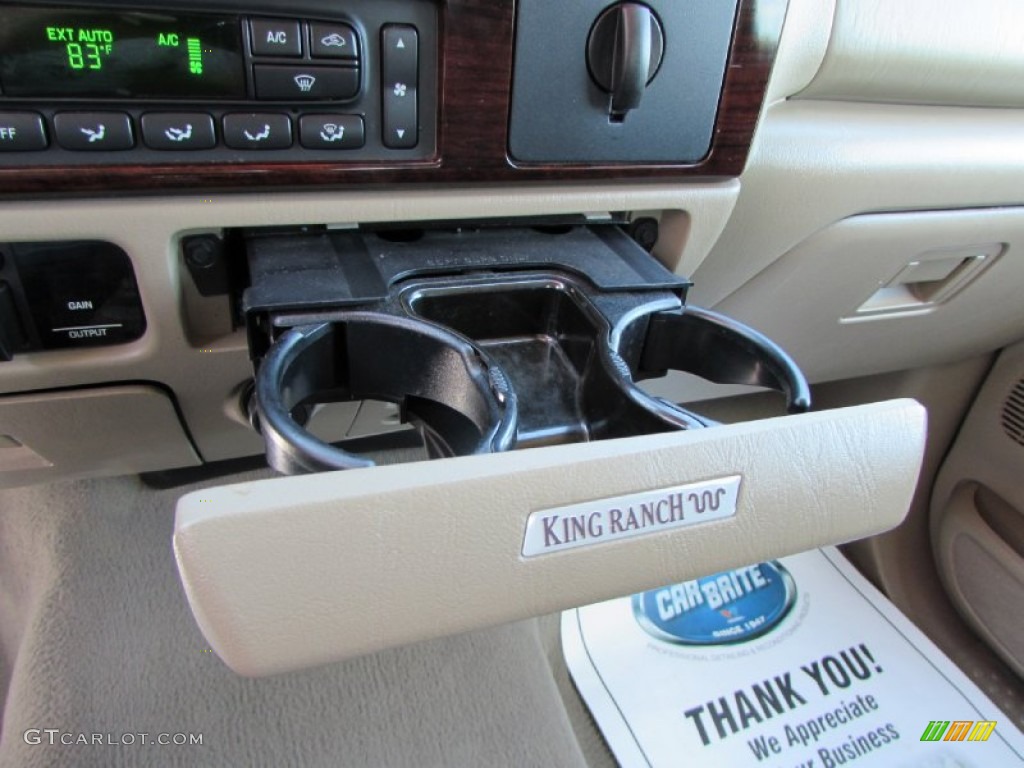 2005 F350 Super Duty King Ranch Crew Cab 4x4 - Dark Copper Metallic / Tan photo #43