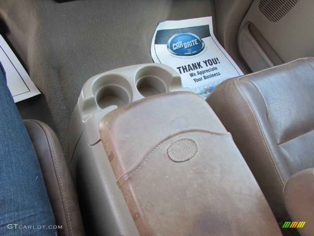 2005 F350 Super Duty King Ranch Crew Cab 4x4 - Dark Copper Metallic / Tan photo #45