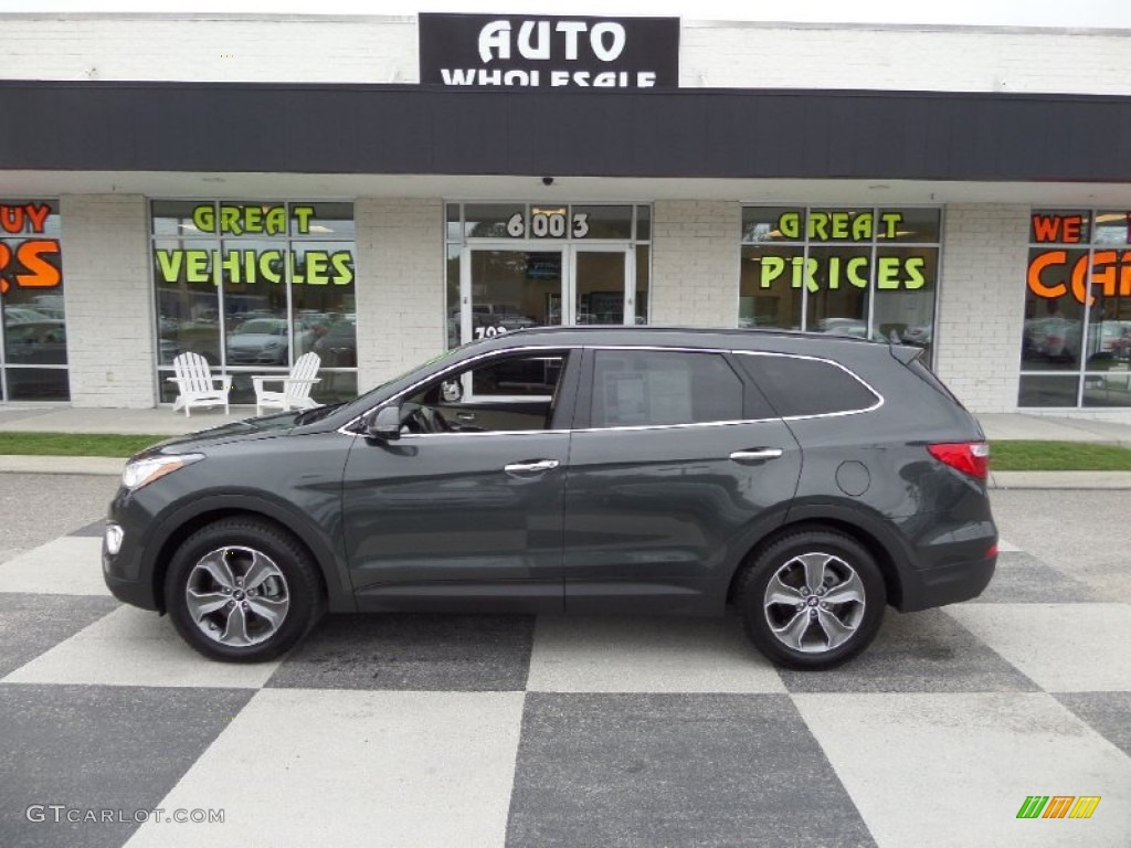 2013 Santa Fe GLS - Hampton Green Pearl / Beige photo #1