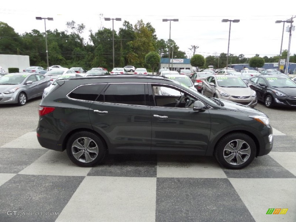 2013 Santa Fe GLS - Hampton Green Pearl / Beige photo #3