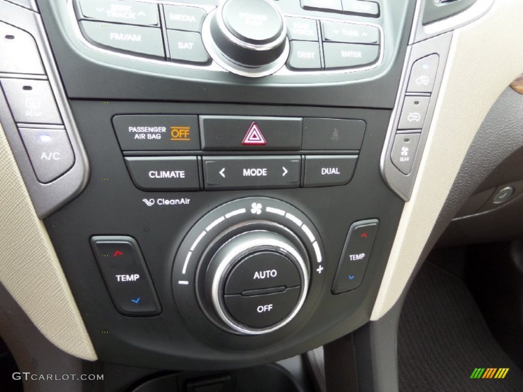 2013 Santa Fe GLS - Hampton Green Pearl / Beige photo #18