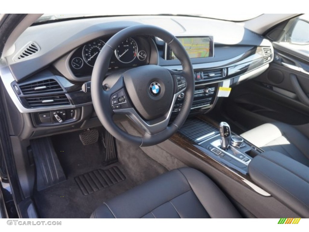 Black Interior 2015 BMW X5 sDrive35i Photo #97690632