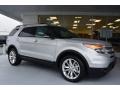2015 Ingot Silver Ford Explorer XLT  photo #1
