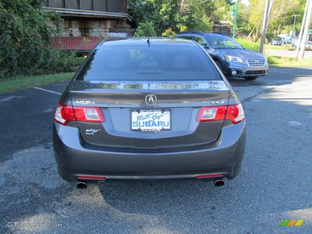 2010 TSX Sedan - Polished Metal Metallic / Parchment photo #7