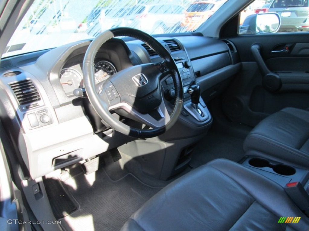 2008 CR-V EX-L 4WD - Glacier Blue Metallic / Gray photo #10