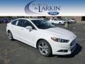 2015 Oxford White Ford Fusion SE AWD  photo #1