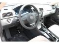 2015 Volkswagen Passat Black/Cornsilk Beige Interior Prime Interior Photo