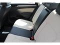 2015 Volkswagen Passat Black/Cornsilk Beige Interior Rear Seat Photo