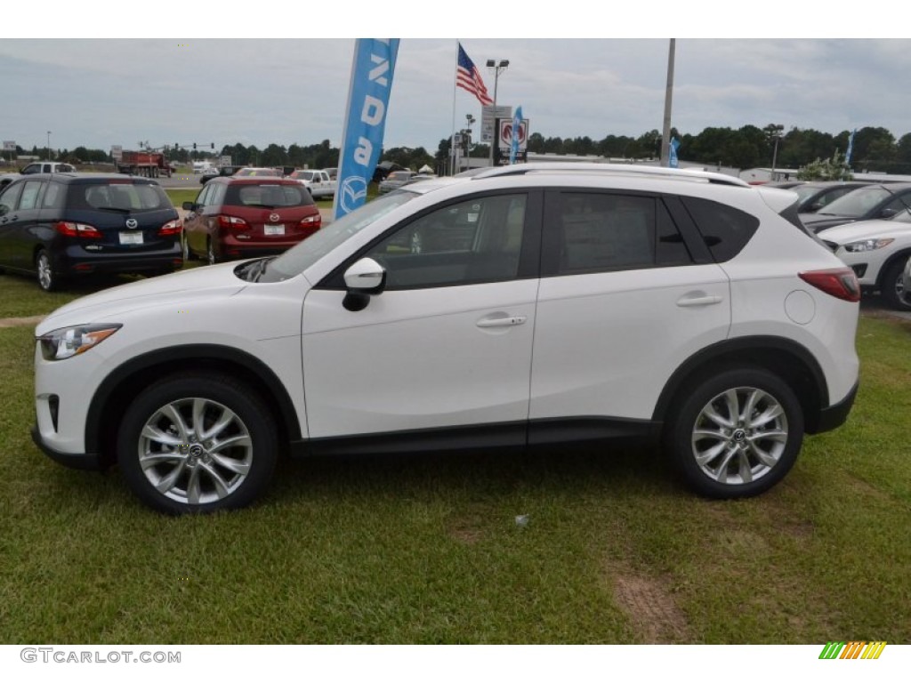 2015 CX-5 Grand Touring - Crystal White Pearl Mica / Sand photo #2