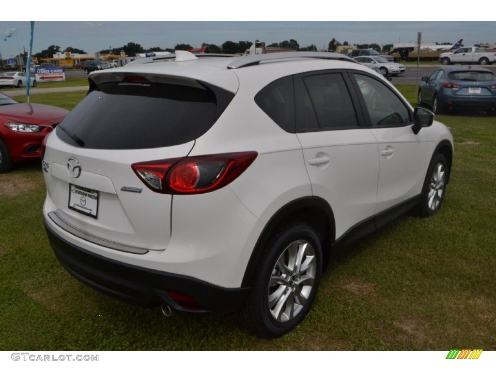 2015 CX-5 Grand Touring - Crystal White Pearl Mica / Sand photo #4