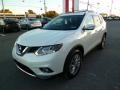 2015 Pearl White Nissan Rogue SL AWD  photo #3