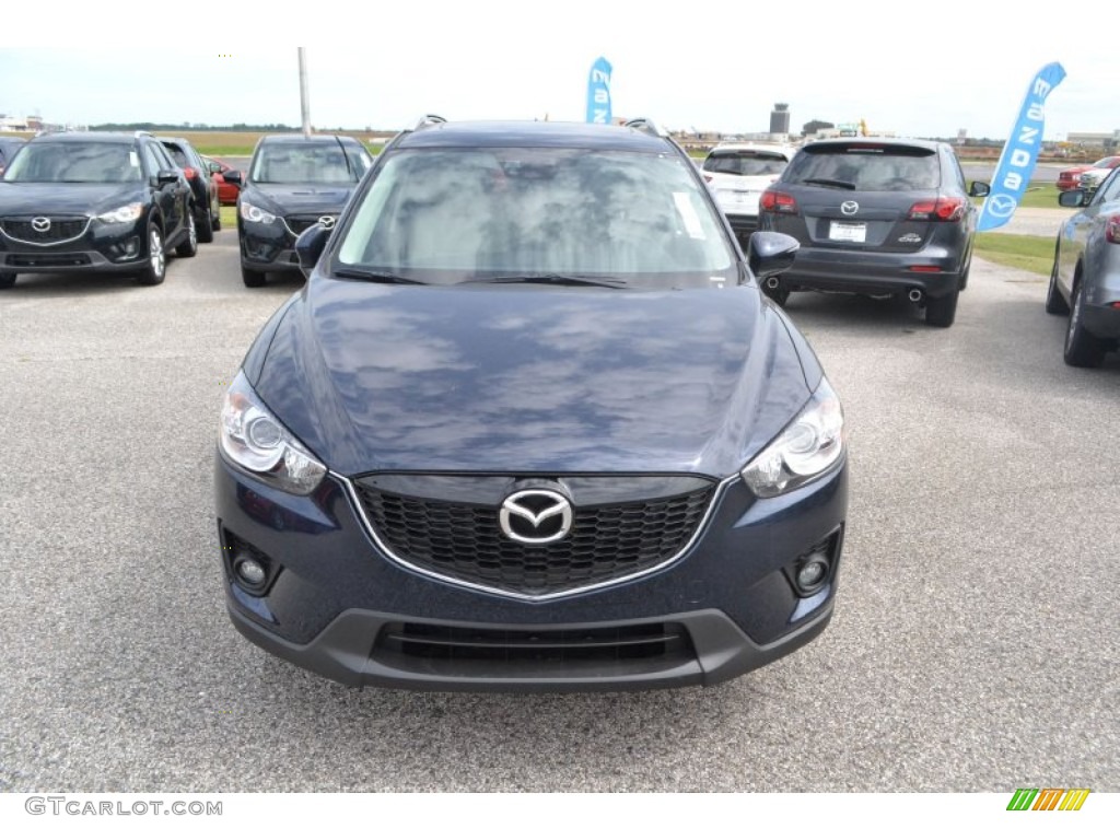 2015 CX-5 Grand Touring - Deep Crystal Blue Mica / Sand photo #6