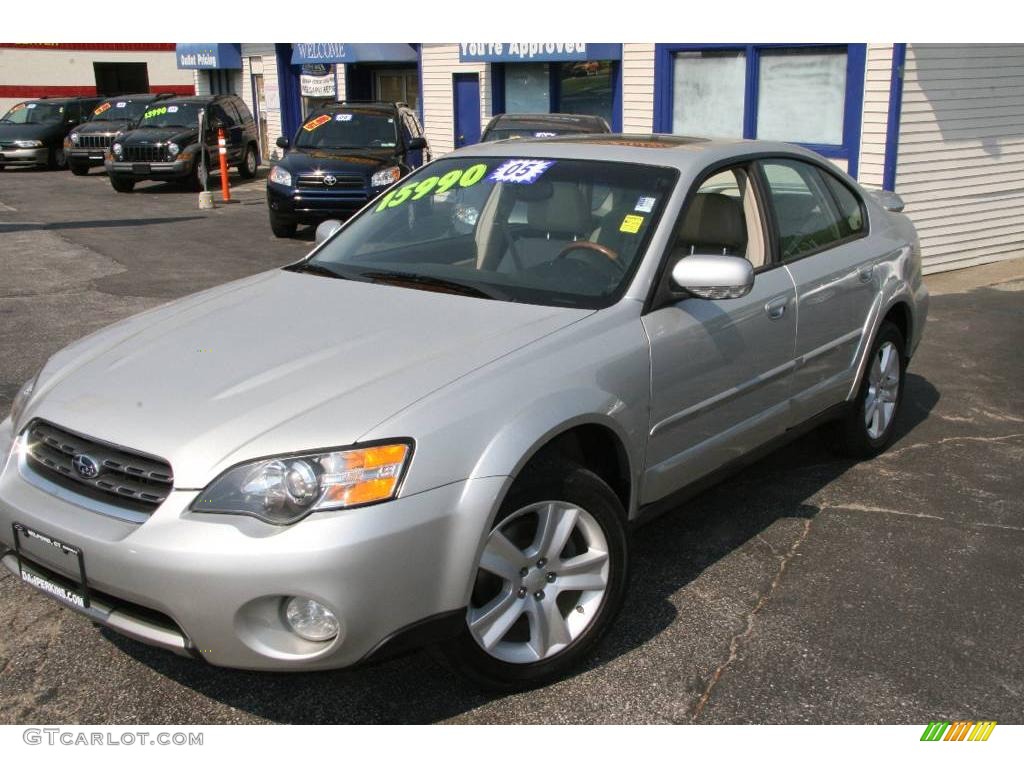 2005 Outback 3.0 R Sedan - Brilliant Silver Metallic / Taupe photo #1