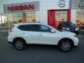 2015 Pearl White Nissan Rogue SL AWD  photo #8