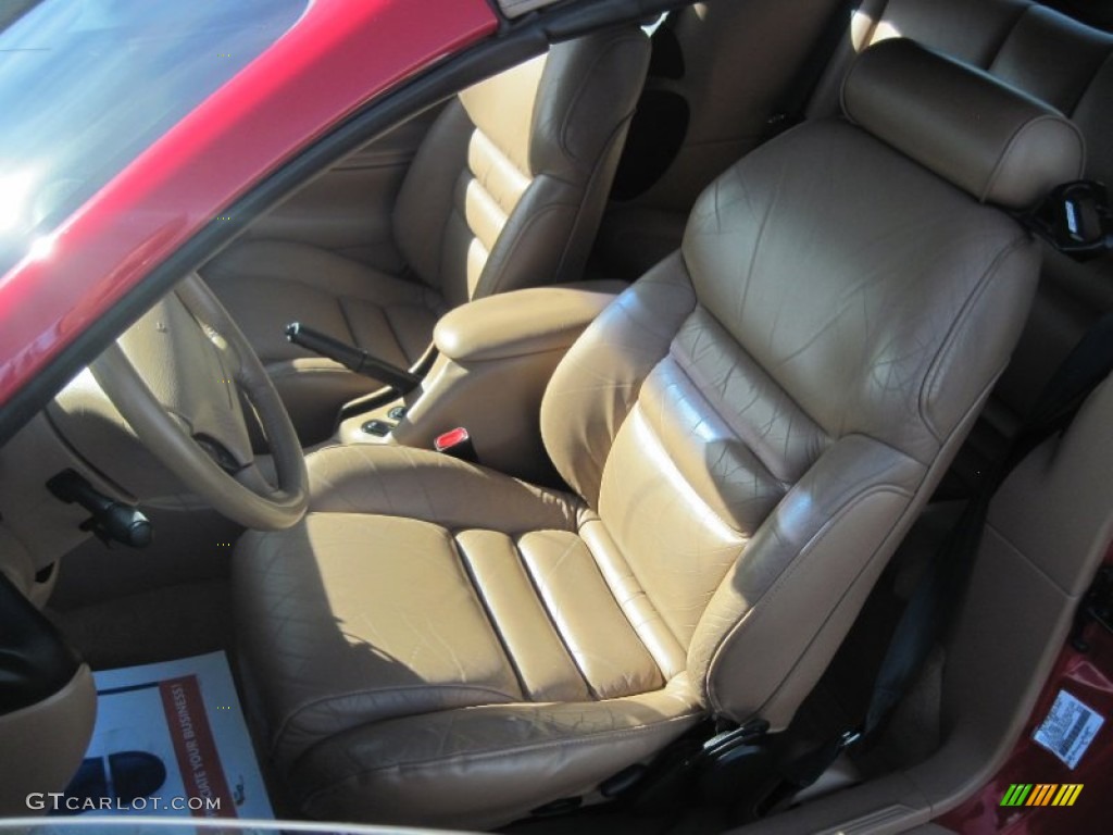 1997 Mustang SVT Cobra Convertible - Rio Red / Saddle photo #10