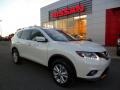 2015 Pearl White Nissan Rogue SV AWD  photo #1