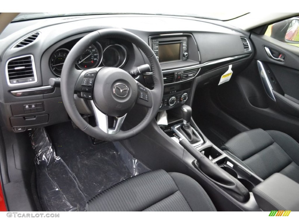 Black Interior 2015 Mazda Mazda6 Sport Photo #97699026