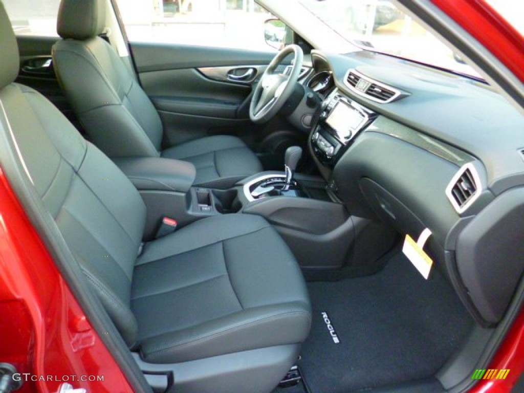 Charcoal Interior 2015 Nissan Rogue SL AWD Photo #97699509