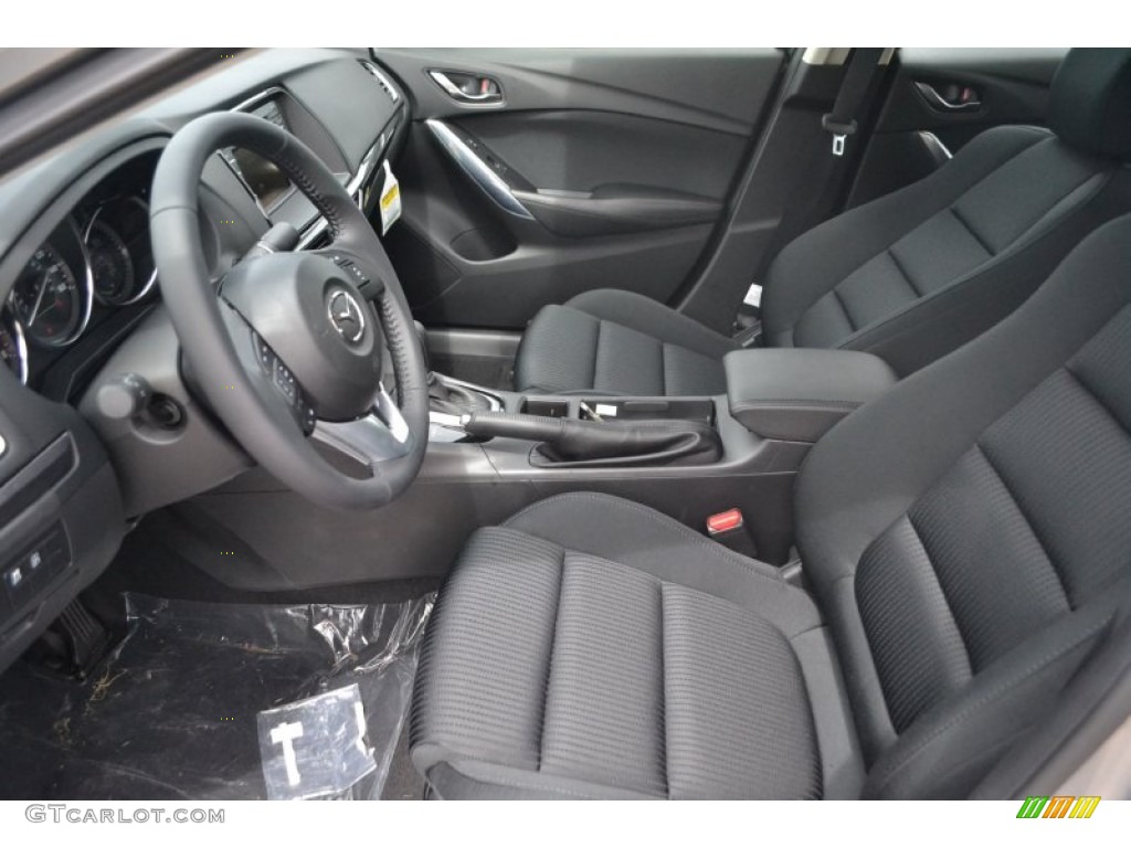 Black Interior 2015 Mazda Mazda6 Sport Photo #97699954