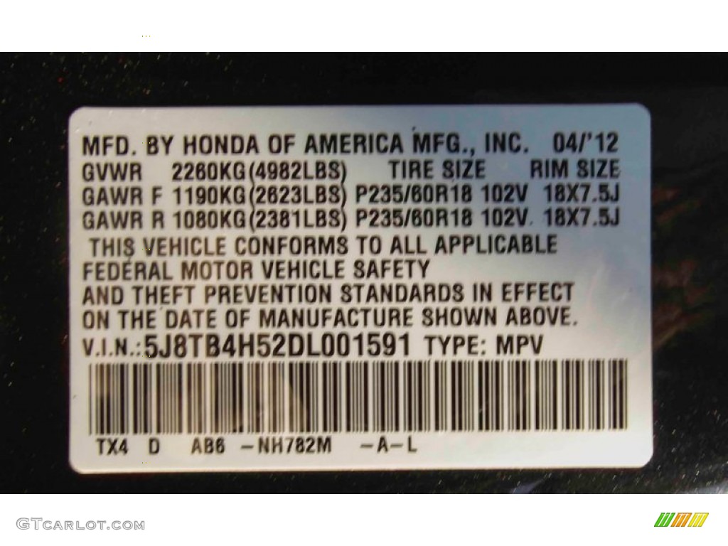 2013 RDX Technology AWD - Graphite Luster Metallic / Ebony photo #19