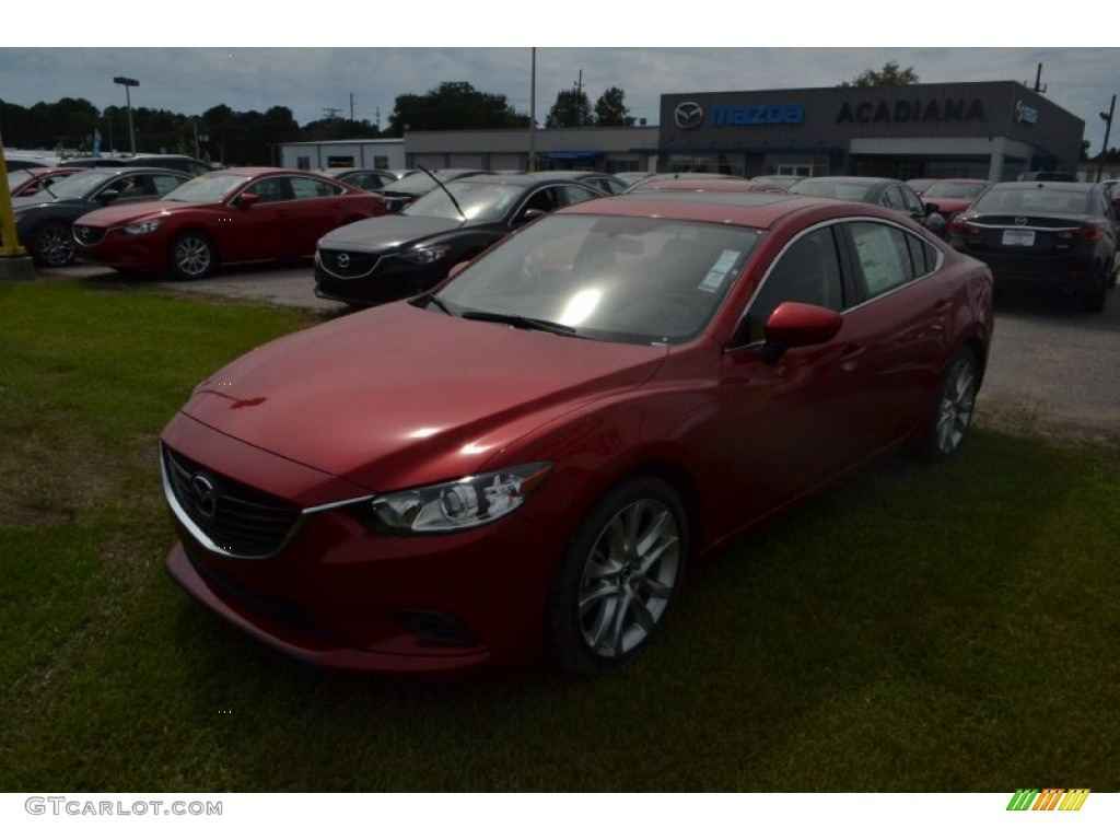 2015 Mazda6 Touring - Soul Red Metallic / Black photo #1