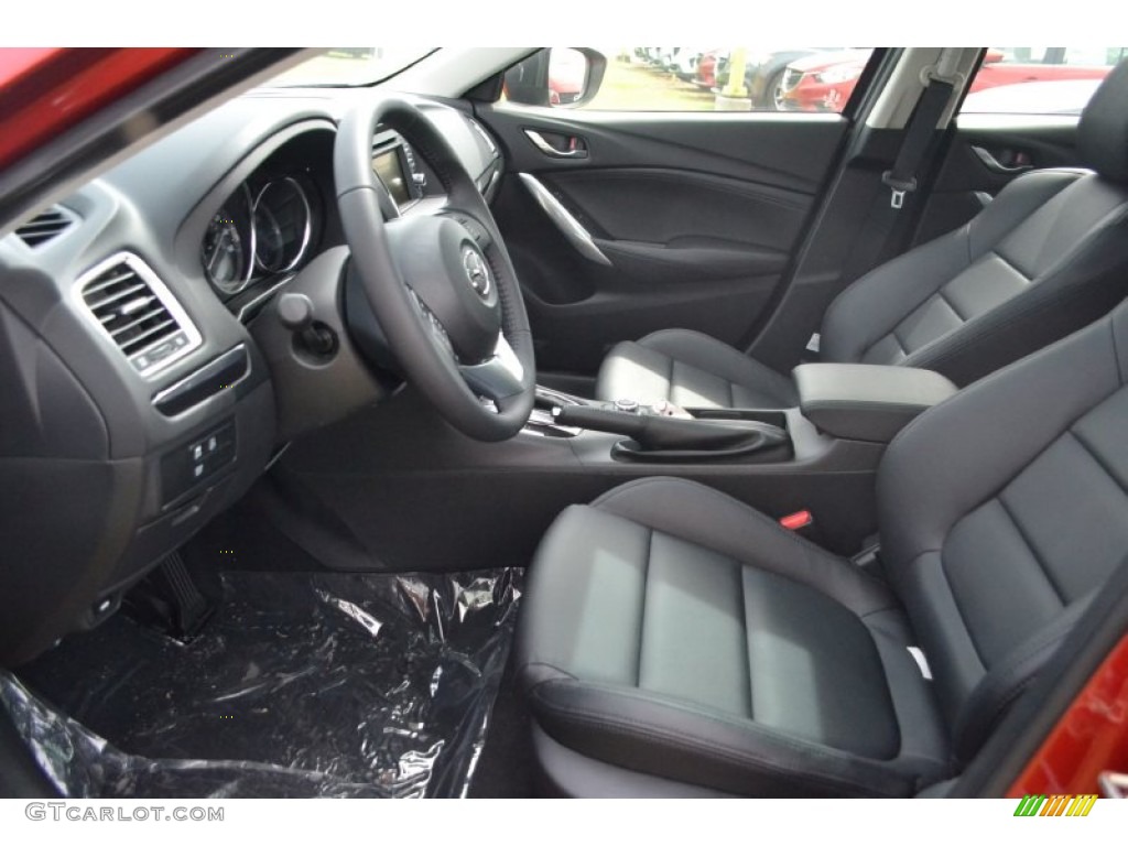 Black Interior 2015 Mazda Mazda6 Touring Photo #97700469