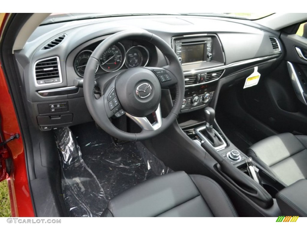 Black Interior 2015 Mazda Mazda6 Touring Photo #97700487
