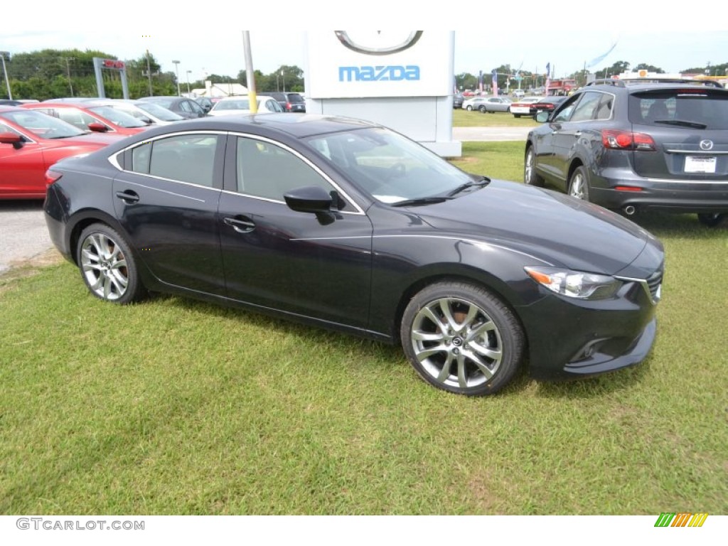 Jet Black Mica 2015 Mazda Mazda6 Grand Touring Exterior Photo #97701429