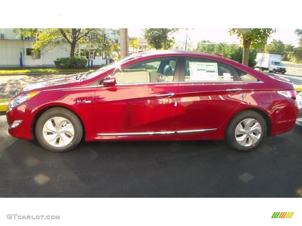 Venetian Red Pearl 2015 Hyundai Sonata Hybrid Standard Sonata Hybrid Model Exterior Photo #97702150