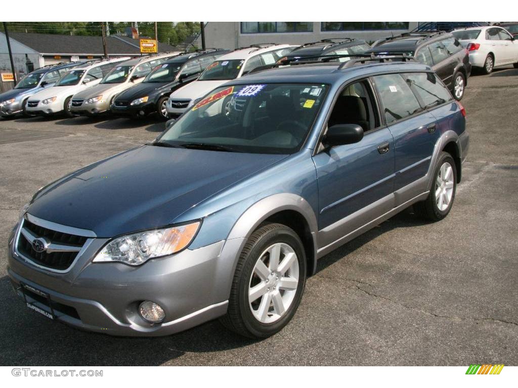 2009 Outback 2.5i Special Edition Wagon - Newport Blue Pearl / Off Black photo #1