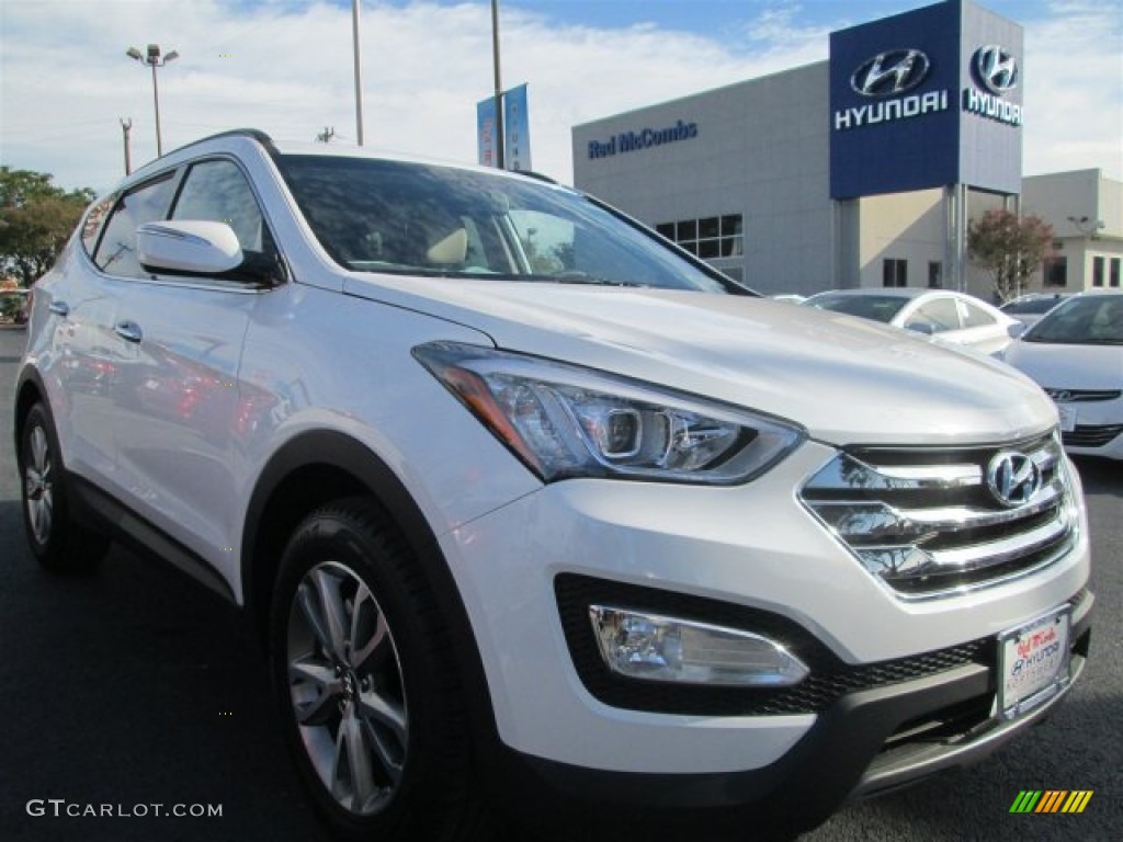 Frost White Pearl Hyundai Santa Fe Sport