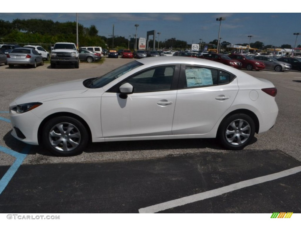Snowflake White Pearl 2014 Mazda MAZDA3 i Sport 4 Door Exterior Photo #97704471