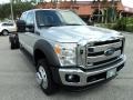 Ingot Silver Metallic - F550 Super Duty Lariat Crew Cab 4x4 Chassis Photo No. 2