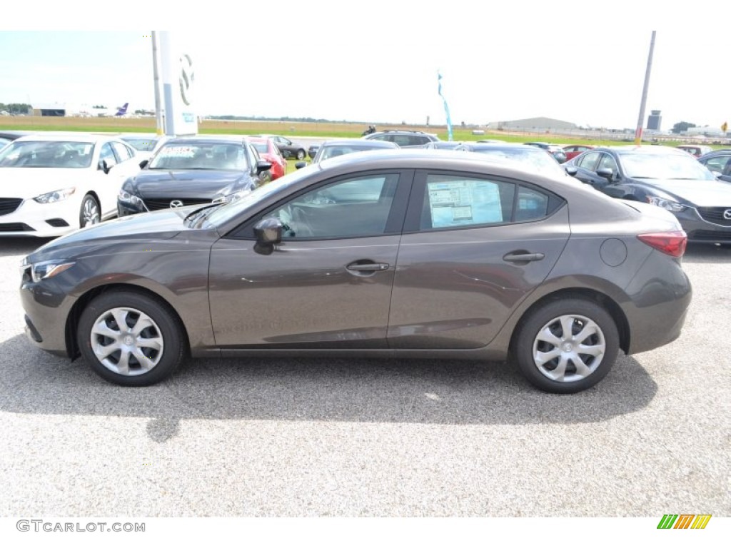 Meteor Gray Mica 2014 Mazda MAZDA3 i Sport 4 Door Exterior Photo #97705686