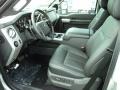  2015 F550 Super Duty Lariat Crew Cab 4x4 Chassis Black Interior
