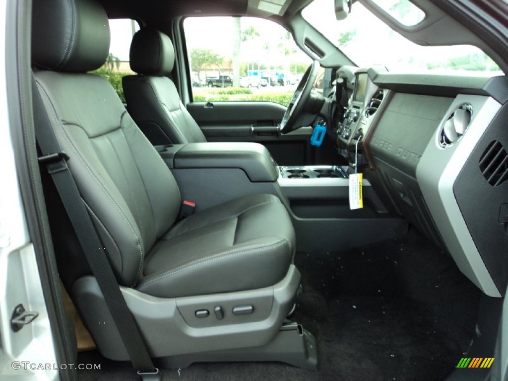 2015 Ford F550 Super Duty Lariat Crew Cab 4x4 Chassis Front Seat Photo #97705830