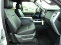 Black 2015 Ford F550 Super Duty Lariat Crew Cab 4x4 Chassis Interior Color