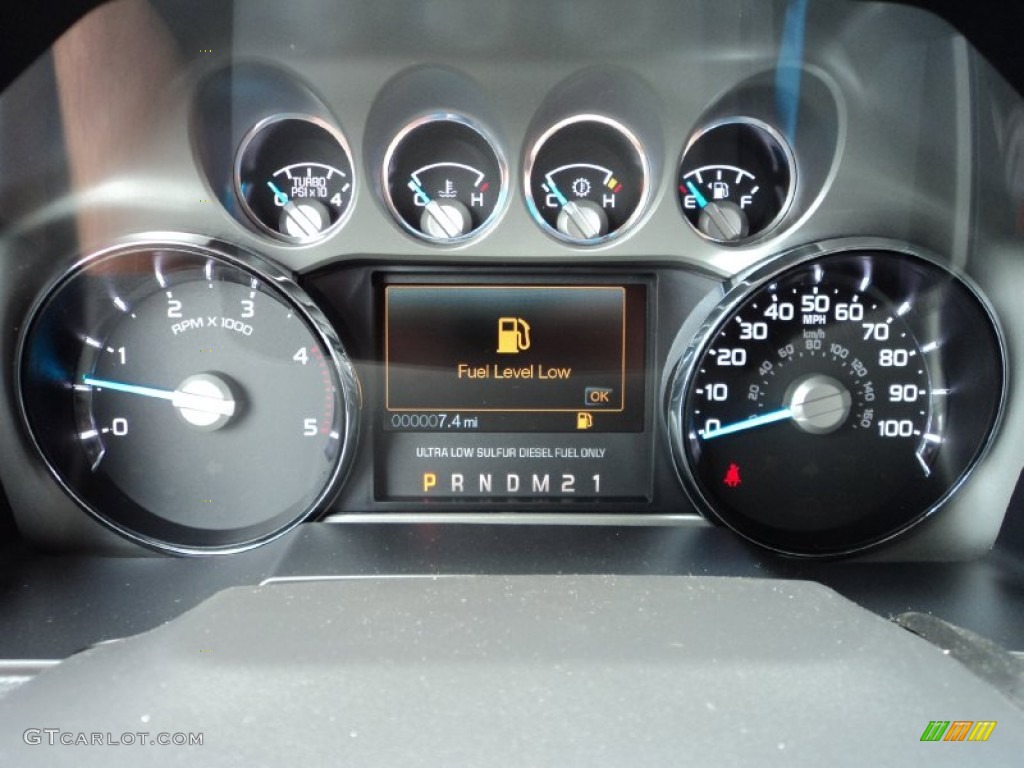2015 Ford F550 Super Duty Lariat Crew Cab 4x4 Chassis Gauges Photo #97706160