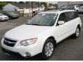 2009 Satin White Pearl Subaru Outback 2.5i Limited Wagon  photo #1