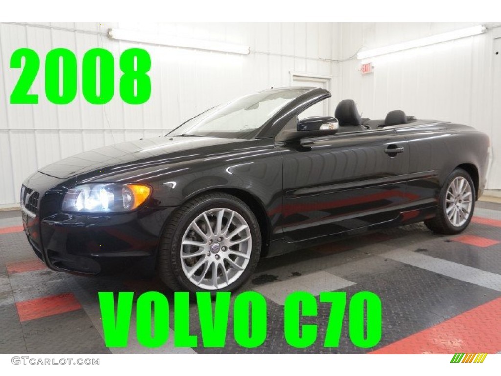 2008 C70 T5 - Solid Black / Calcite Cream photo #1