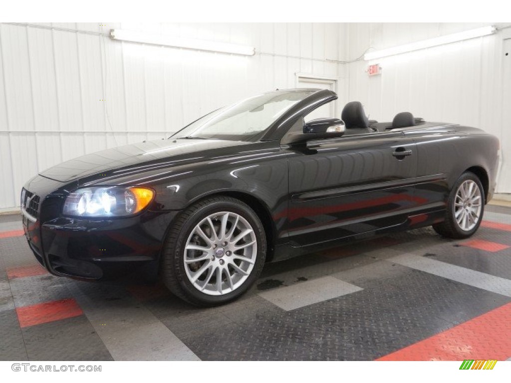 2008 C70 T5 - Solid Black / Calcite Cream photo #2