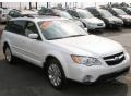 2009 Satin White Pearl Subaru Outback 2.5i Limited Wagon  photo #3