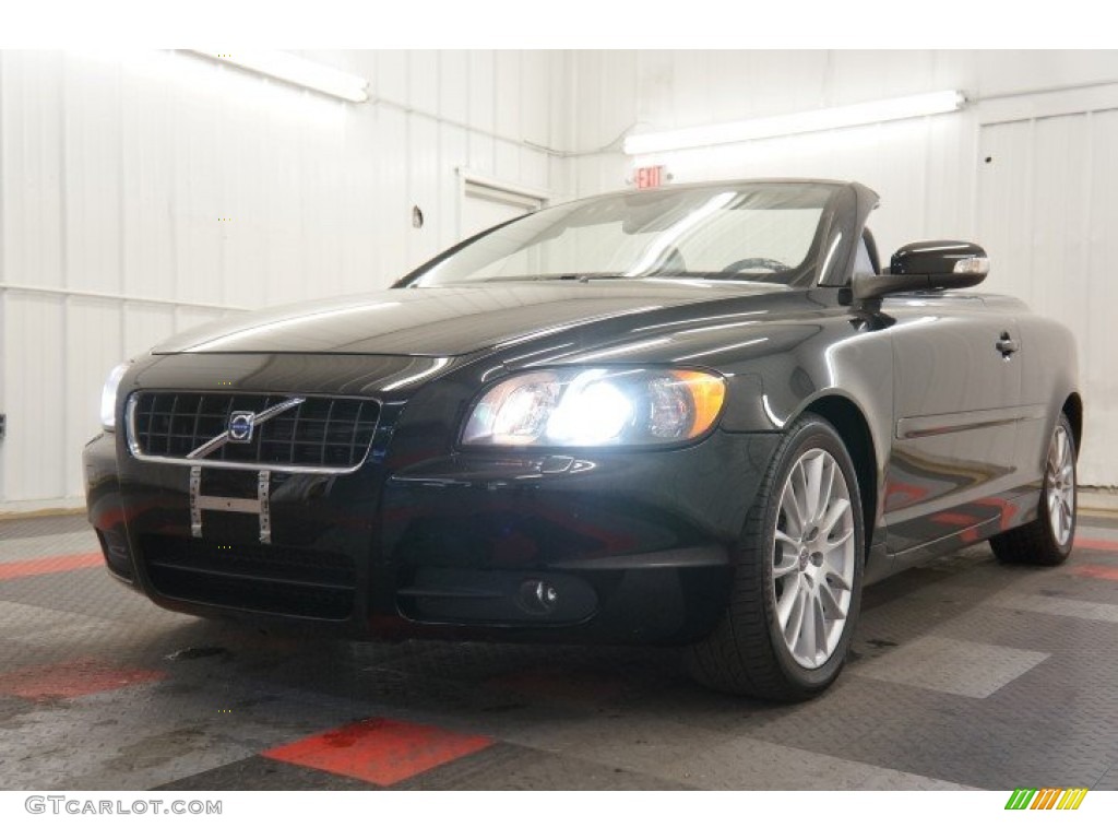 2008 C70 T5 - Solid Black / Calcite Cream photo #3
