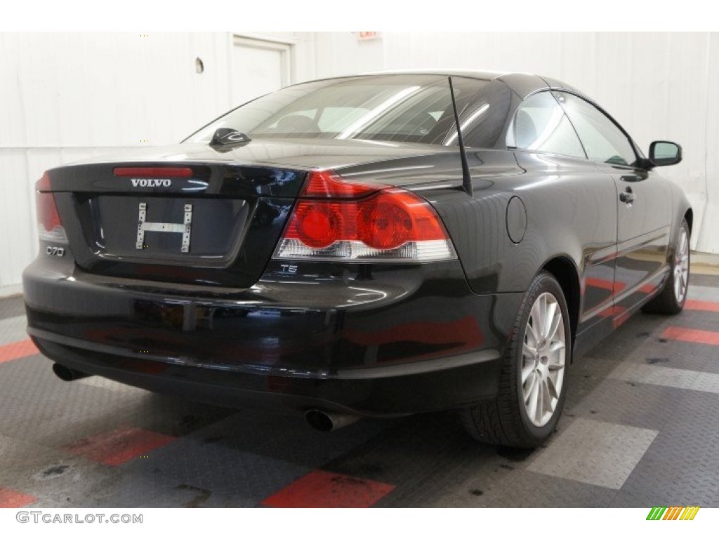 2008 C70 T5 - Solid Black / Calcite Cream photo #8