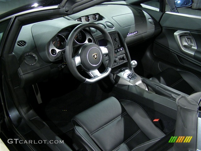2007 Lamborghini Gallardo Spyder, Grey Metallic / Black, Interior 2007 Lamborghini Gallardo Spyder Parts