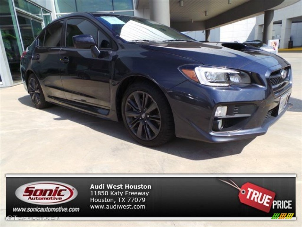 2015 WRX Limited - Dark Gray Metallic / Carbon Black photo #1