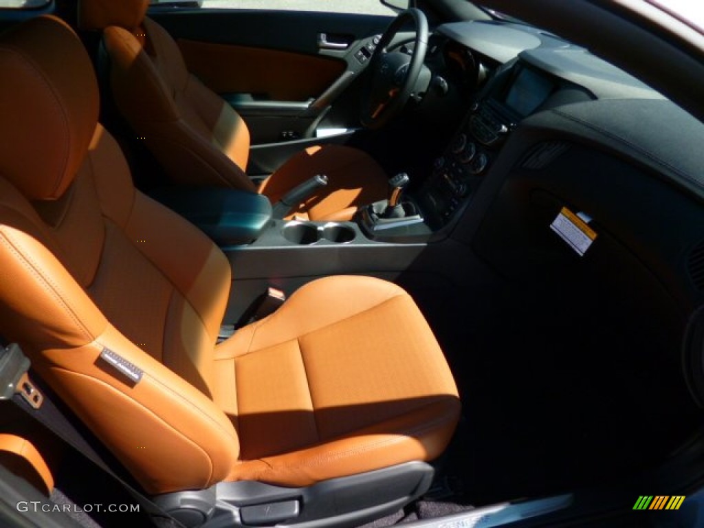 Black Tan Interior 2015 Hyundai Genesis Coupe 3 8 Ultimate