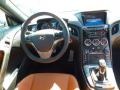 2015 Hyundai Genesis Coupe Black/Tan Interior Dashboard Photo