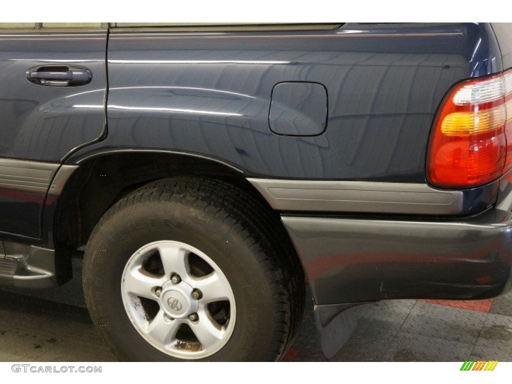 2000 Land Cruiser  - Atlantis Blue Mica / Oak photo #55