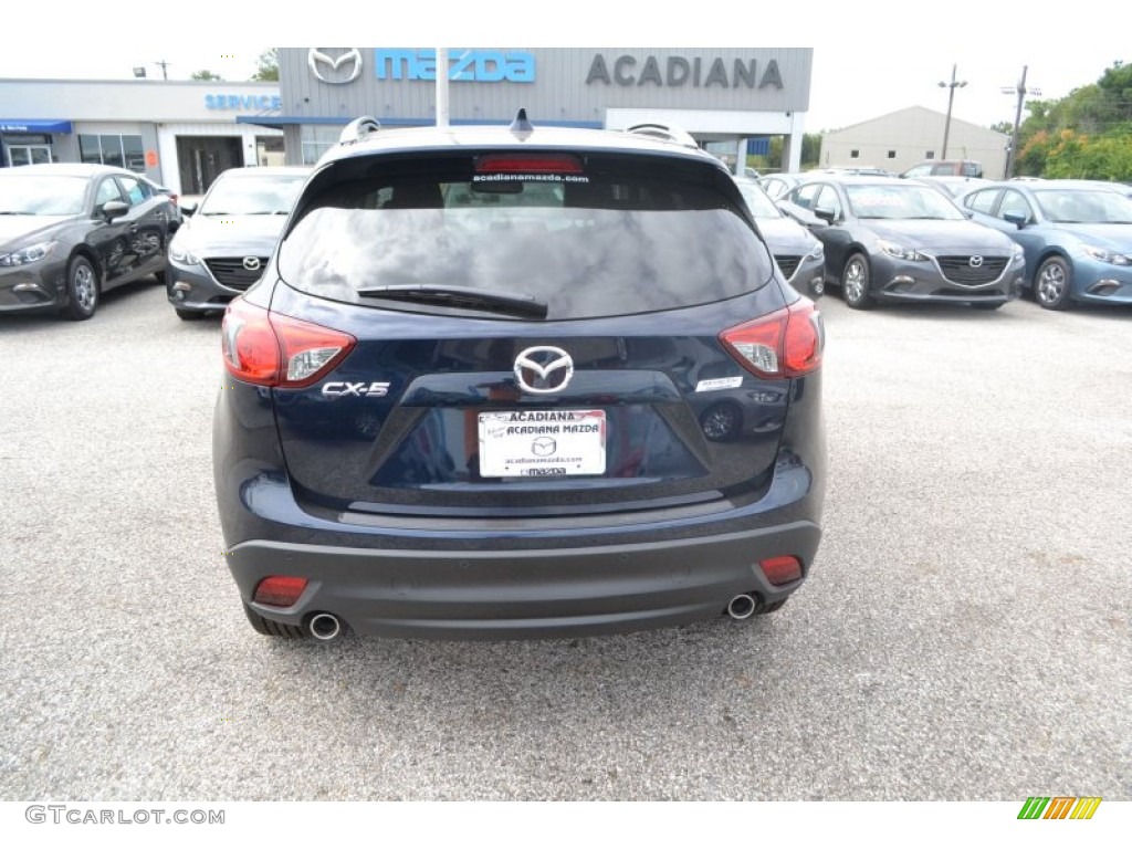 2015 CX-5 Grand Touring - Deep Crystal Blue Mica / Sand photo #3